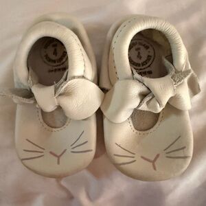 Freshly Picked Cream Bunny Mocassins